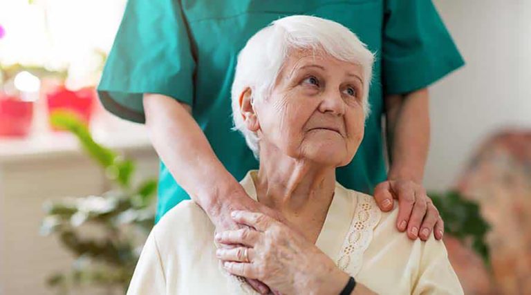hospice supportive care senior and caregiver