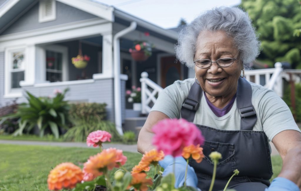 Licensed Home Care Organization, senior gardening